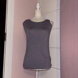 Gray Lululemon Sleeveless purple gray Athletic Tank Top